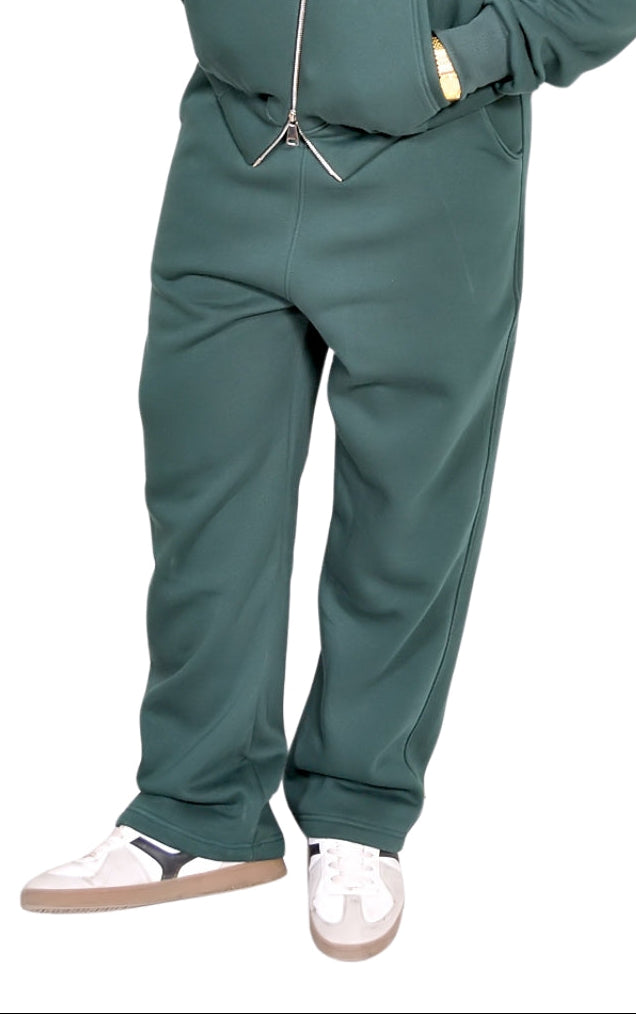 OLIVE FULL ZIP UP SET