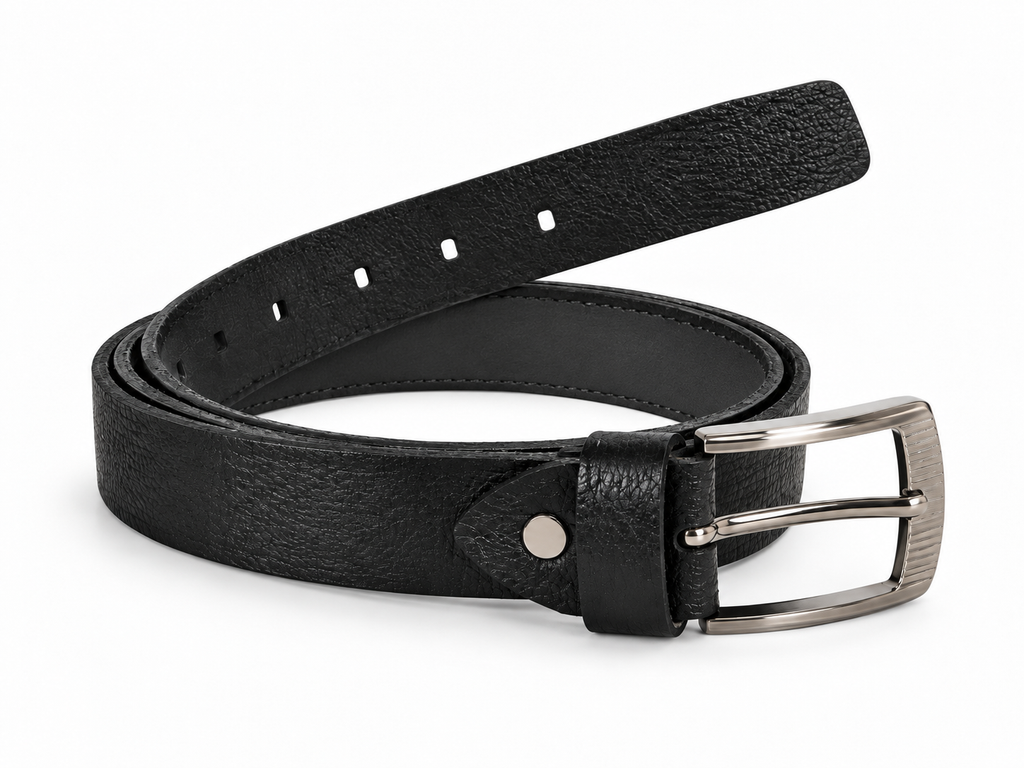 BLACK CLASSIC LEATHER BELT