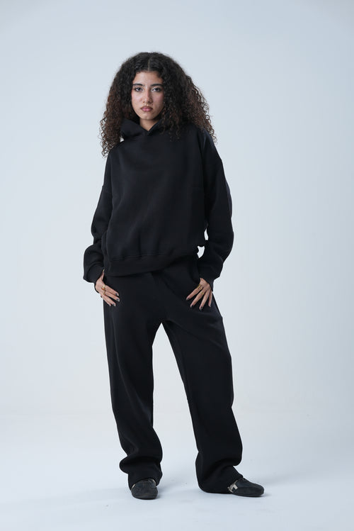 BLACK BOXY FIT SET