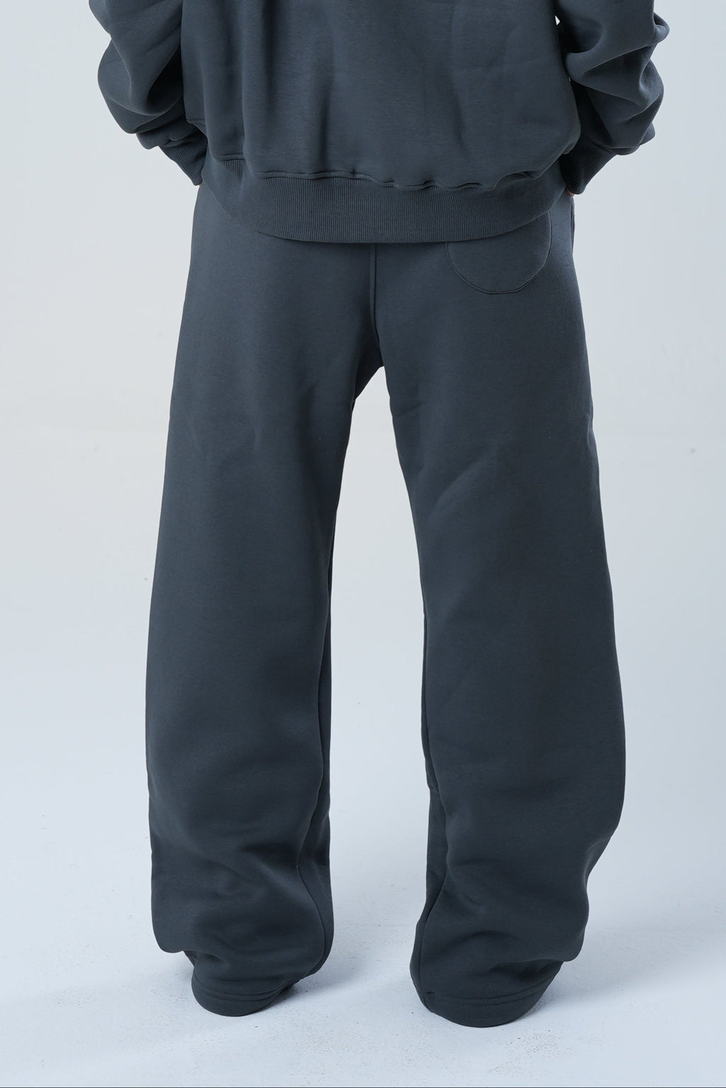 GRAY FULL ZIP UP SET