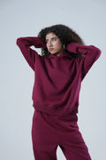 BURGUNDY HOODIE