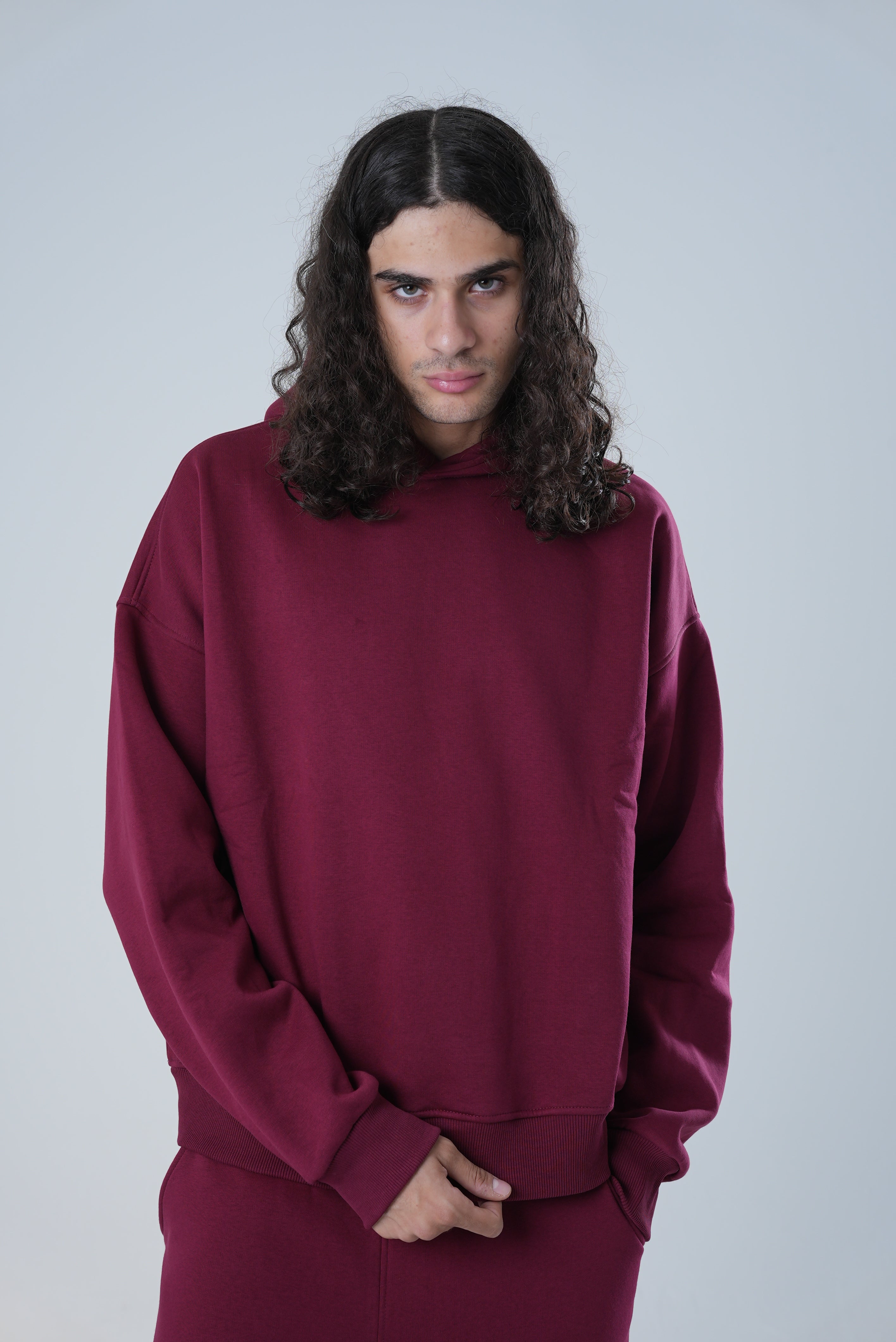 BURGUNDY HOODIE