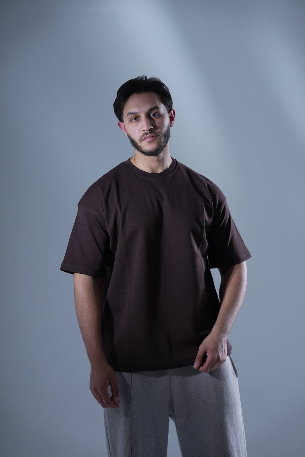Over Size Fit T-Shirt Brown