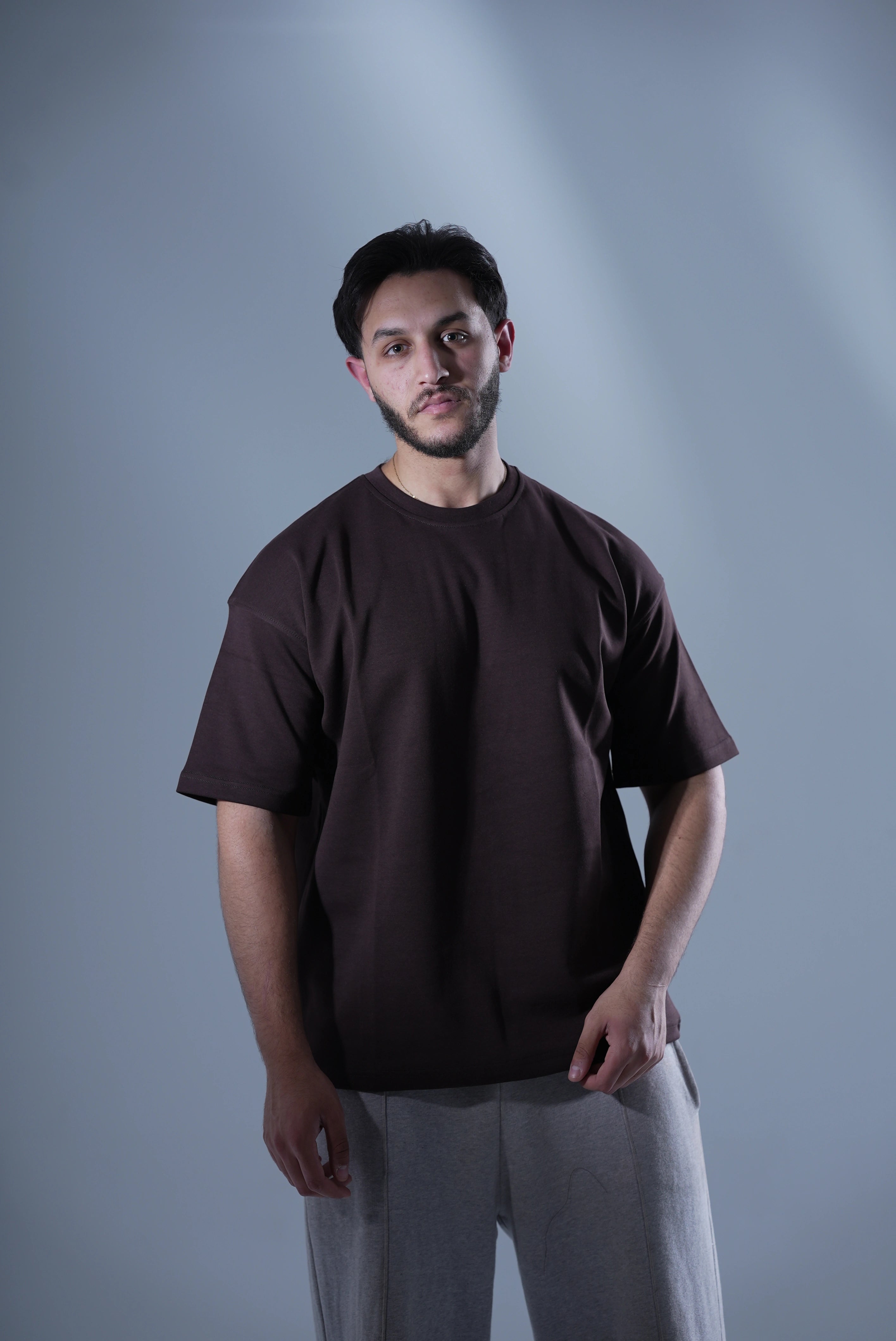 Over Size Fit T-Shirt Brown
