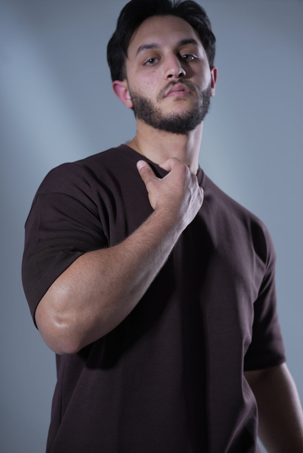 Over Size Fit T-Shirt Brown