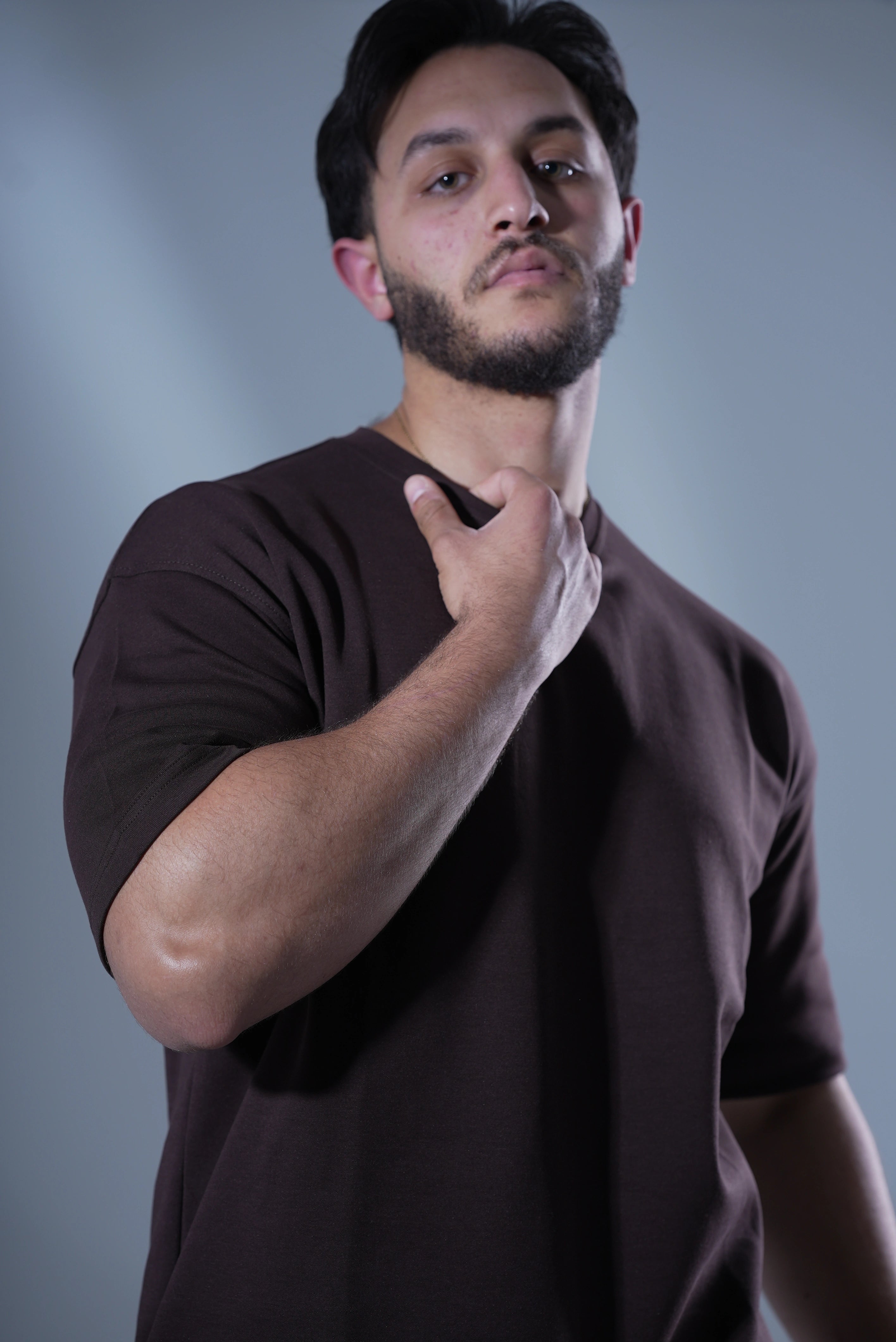 Over Size Fit T-Shirt Brown