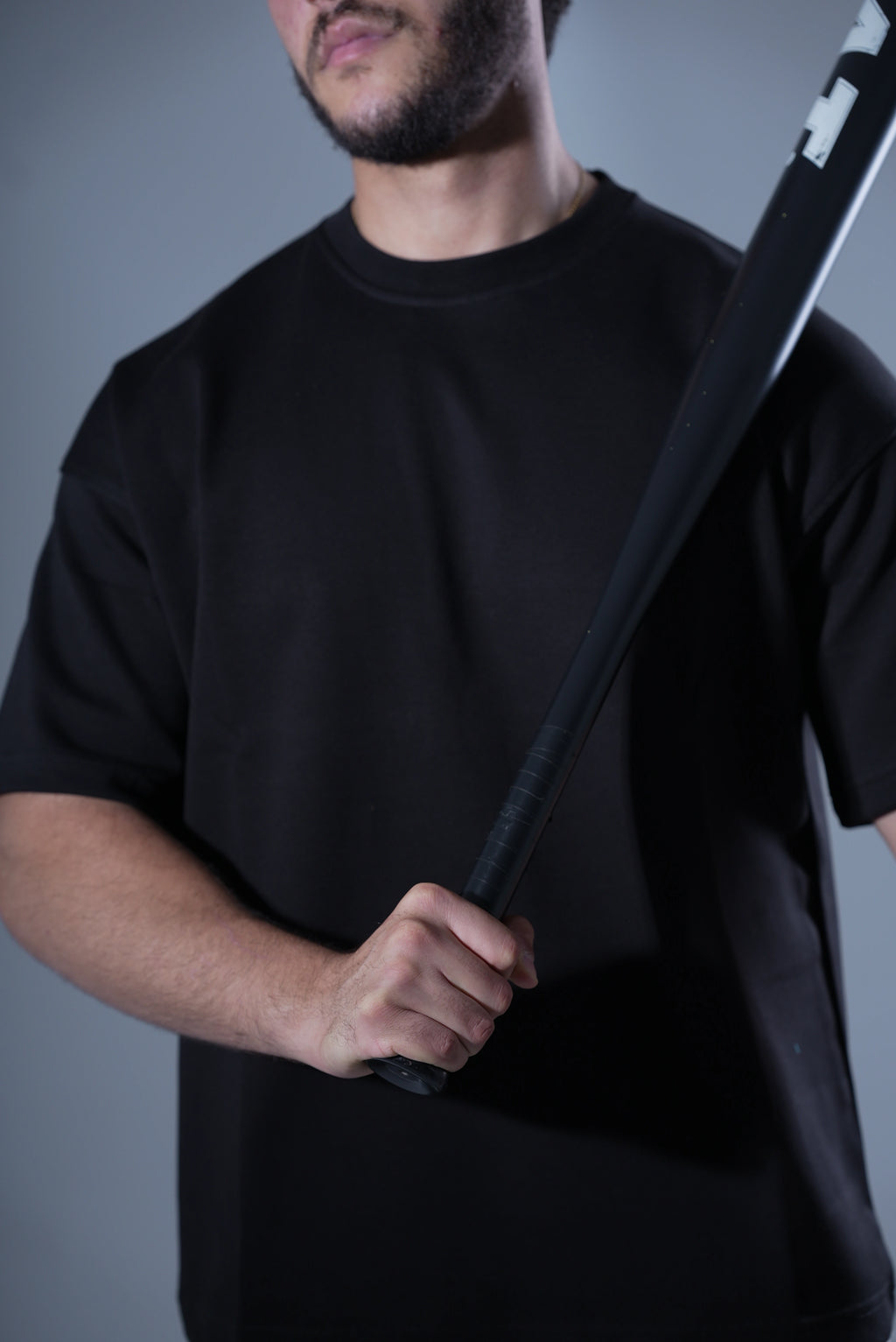 Over Size Fit T-Shirt Black