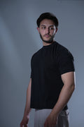 REGULAR FIT T-SHIRT (BLACK)