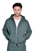 Olive Double Zipper