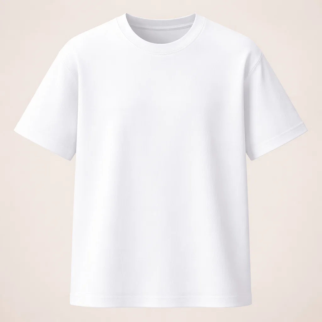 REGULAR FIT T-SHIRT (WHITE)