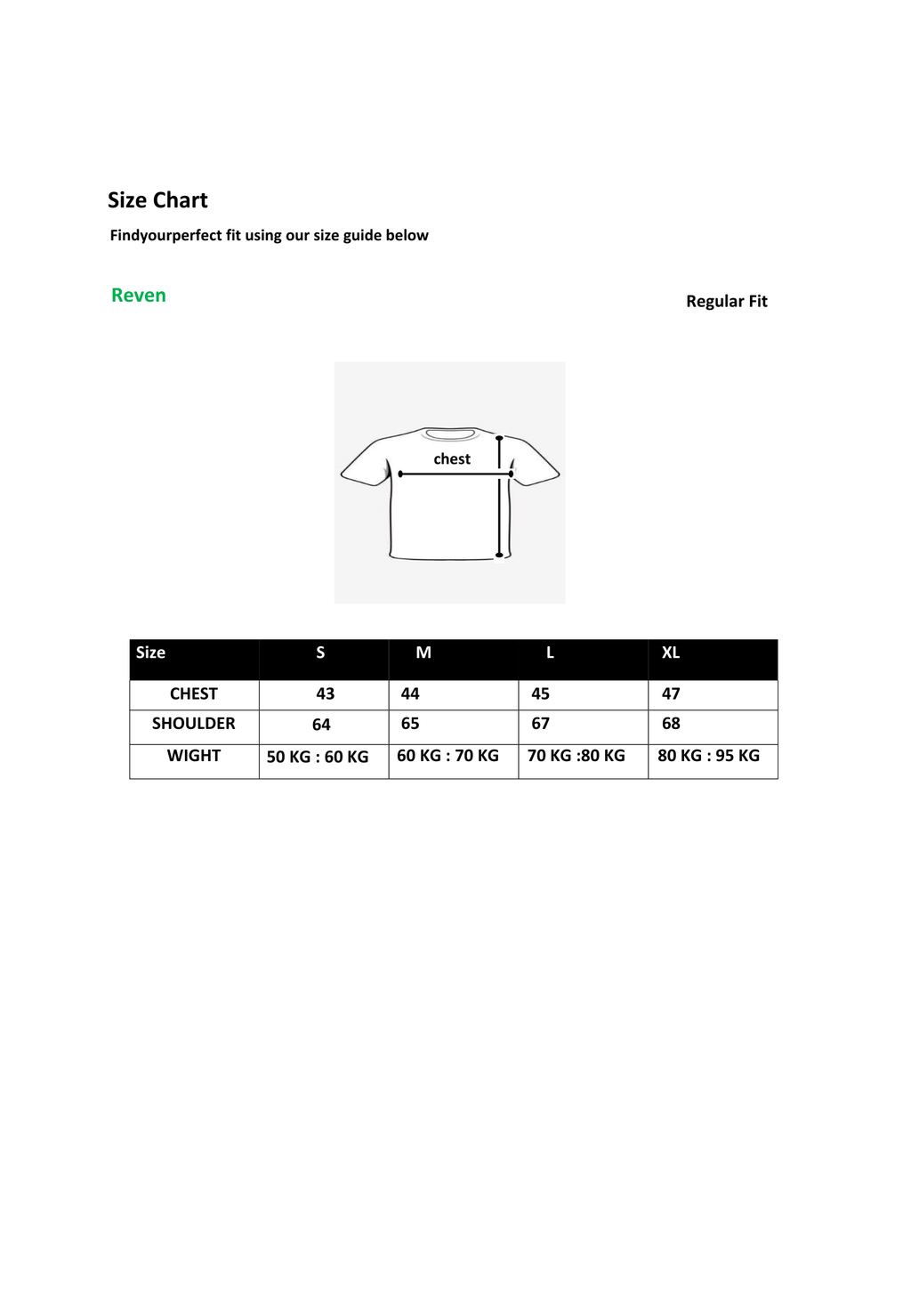 REGULAR FIT T-SHIRT (WHITE)